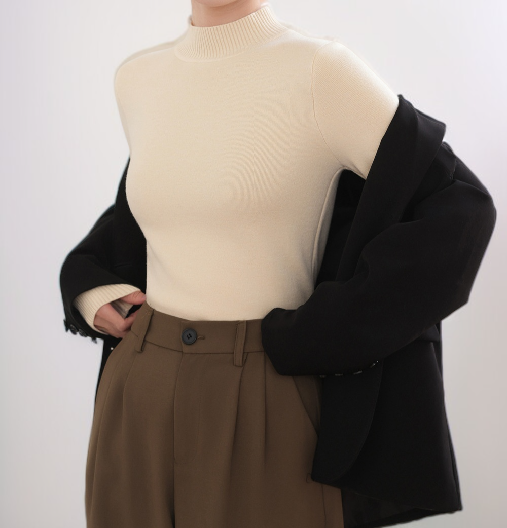 プラスサイズ対応 レディースニットセーター