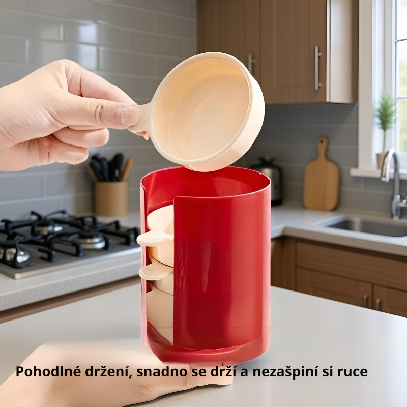  Barevná dopaminová miska na koření a omáčku s víkem 