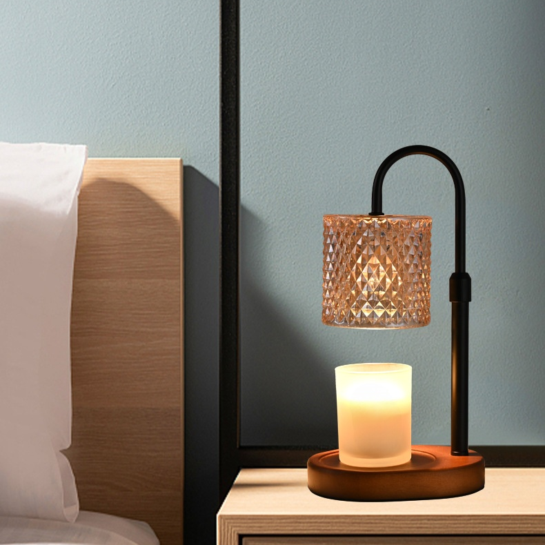 木藝香薰融蠟燈