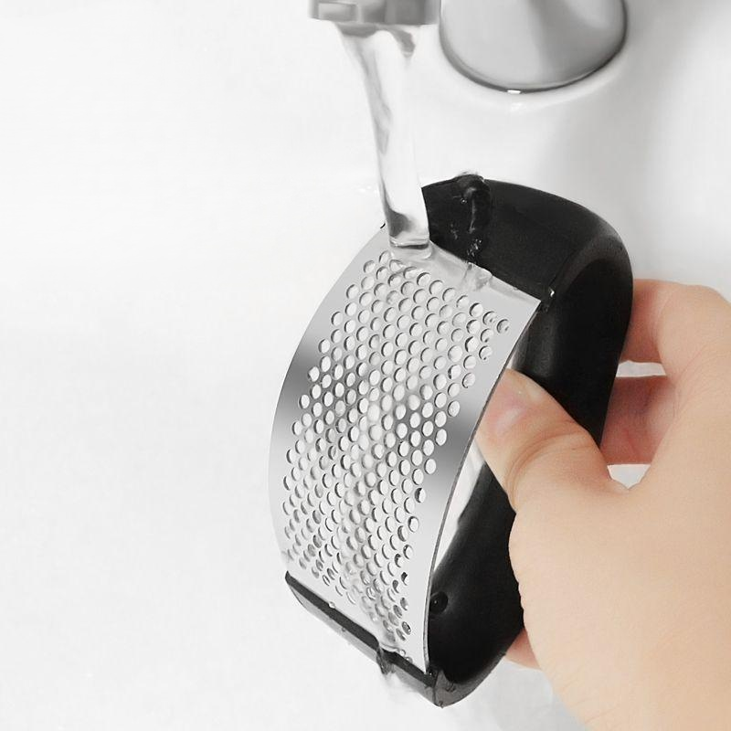 /Garlic press A1V stainless steel garlic press ring garlic press household garlic mortar small