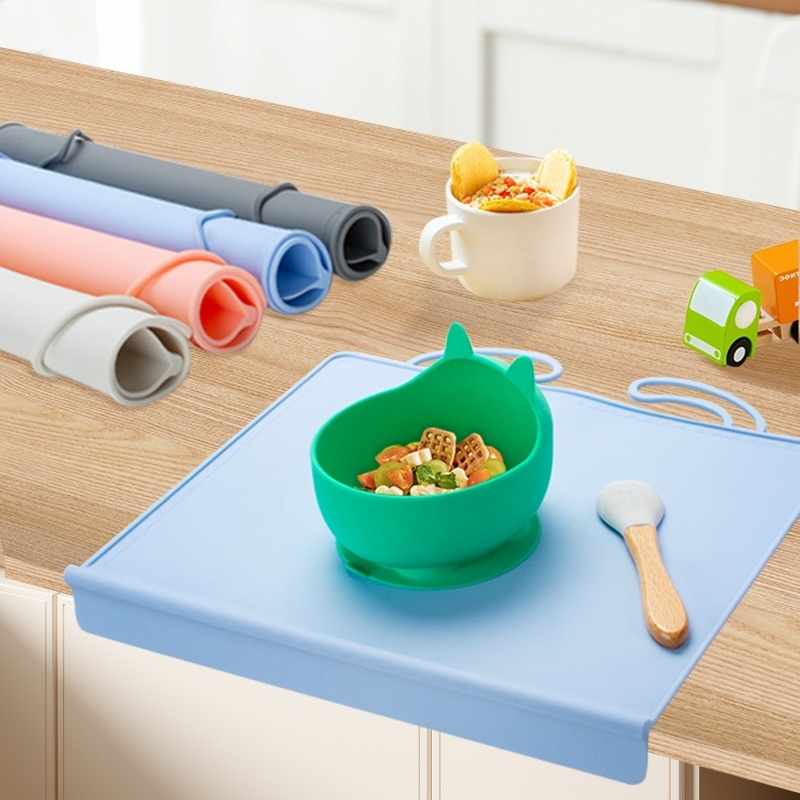 가정용 실리콘 미끄럼 방지 사각 식탁 매트