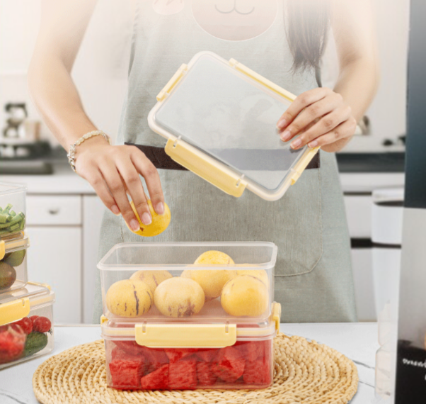 Caja de almacenamiento doméstica con tapa y sellado para clasificar