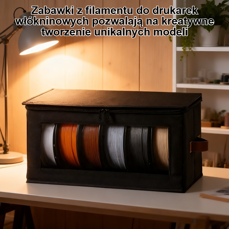 Zabawki z filamentu do drukarek włókninowych