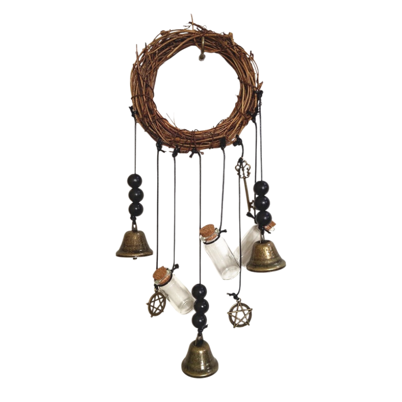 ドアノブ風鈴の祝福飾り