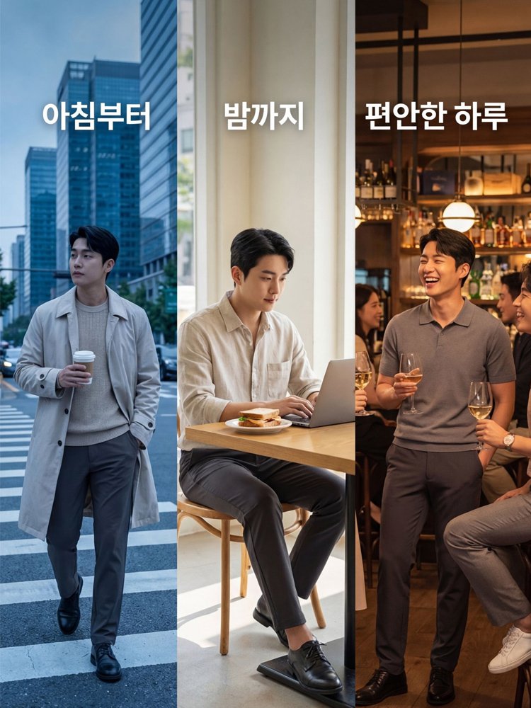  [노다림 주름방지]3중보호 아이스실크 슬랙스
