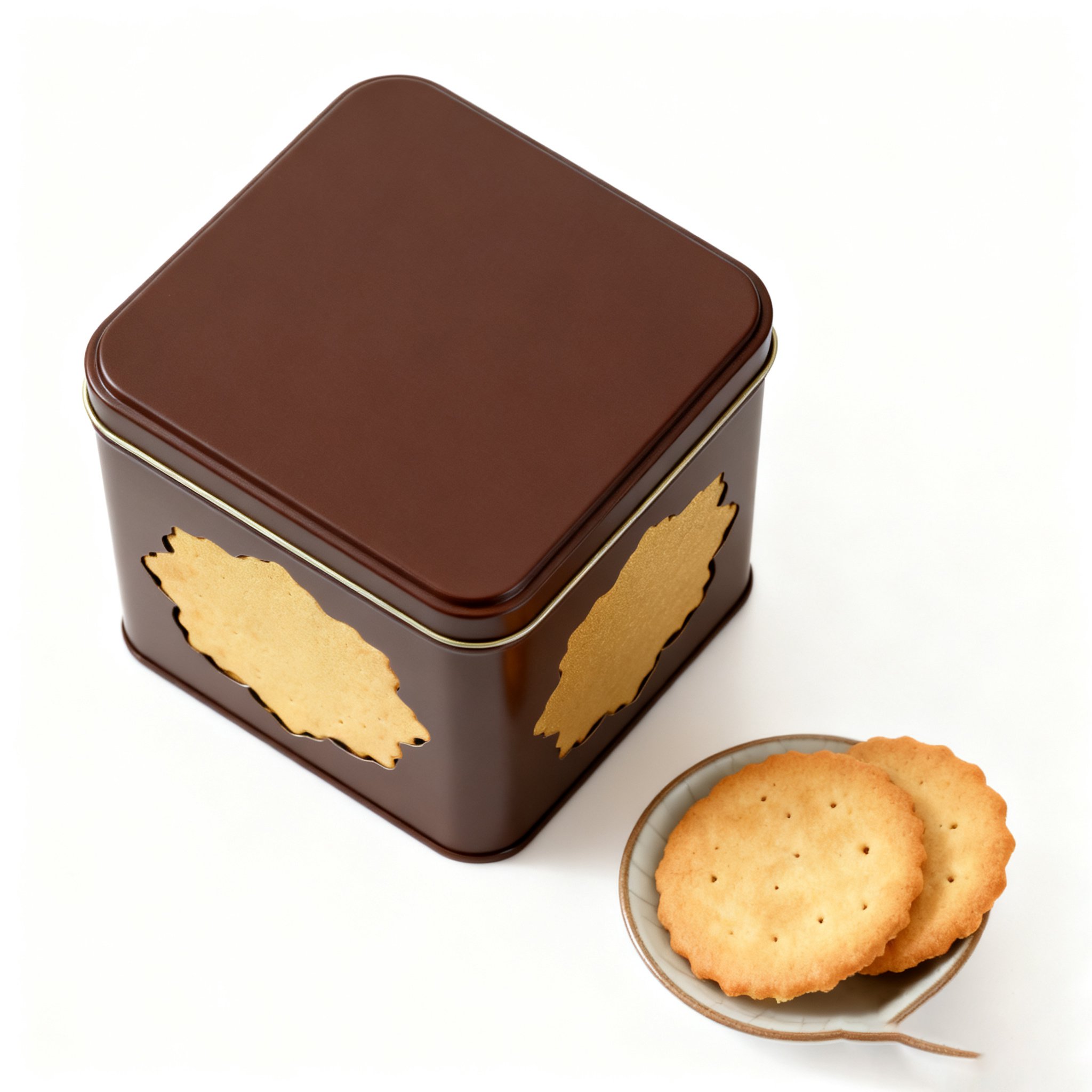 薄焼き丸型ビスケット（2缶セット）