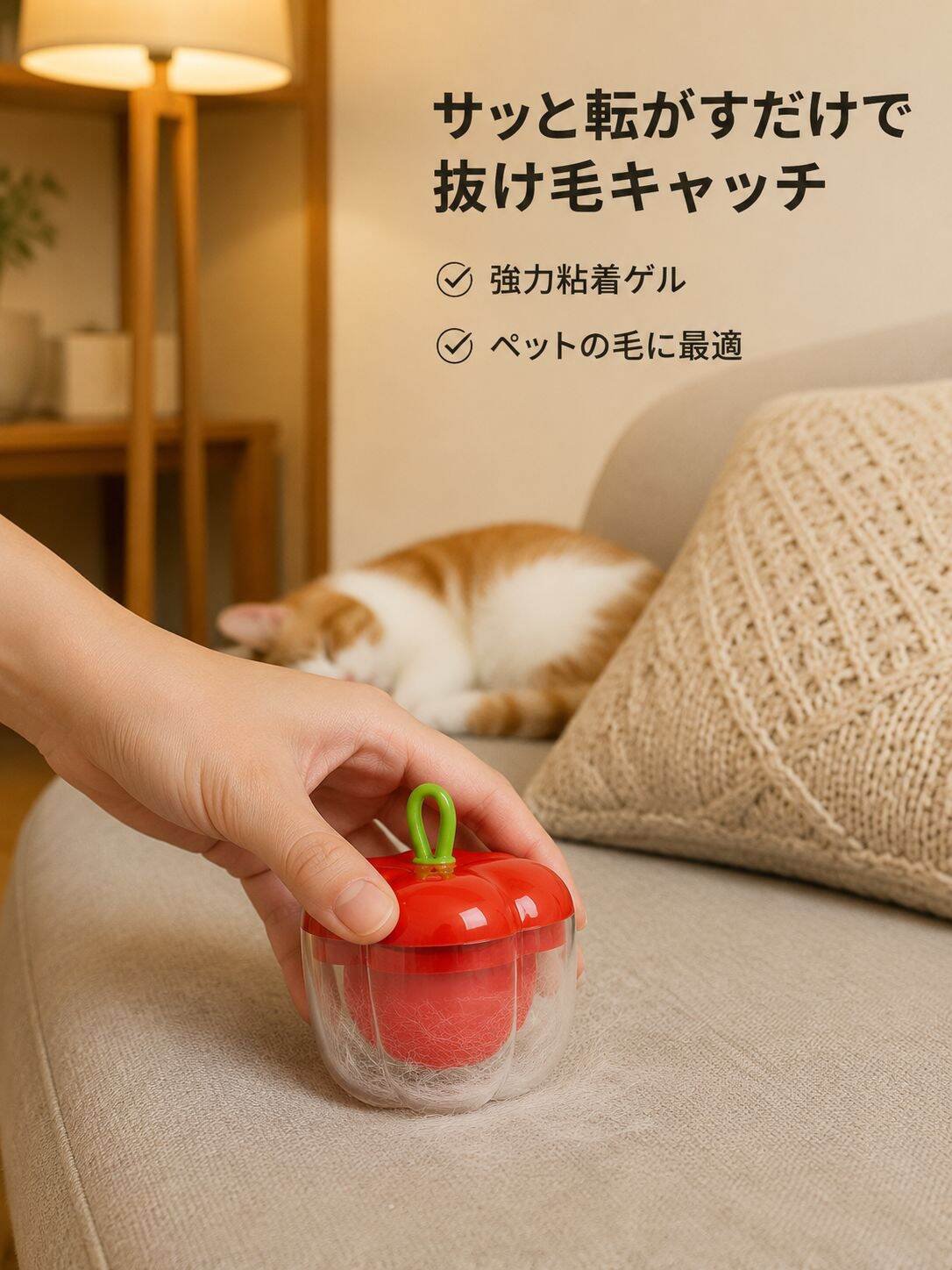 洗えるリントローラー