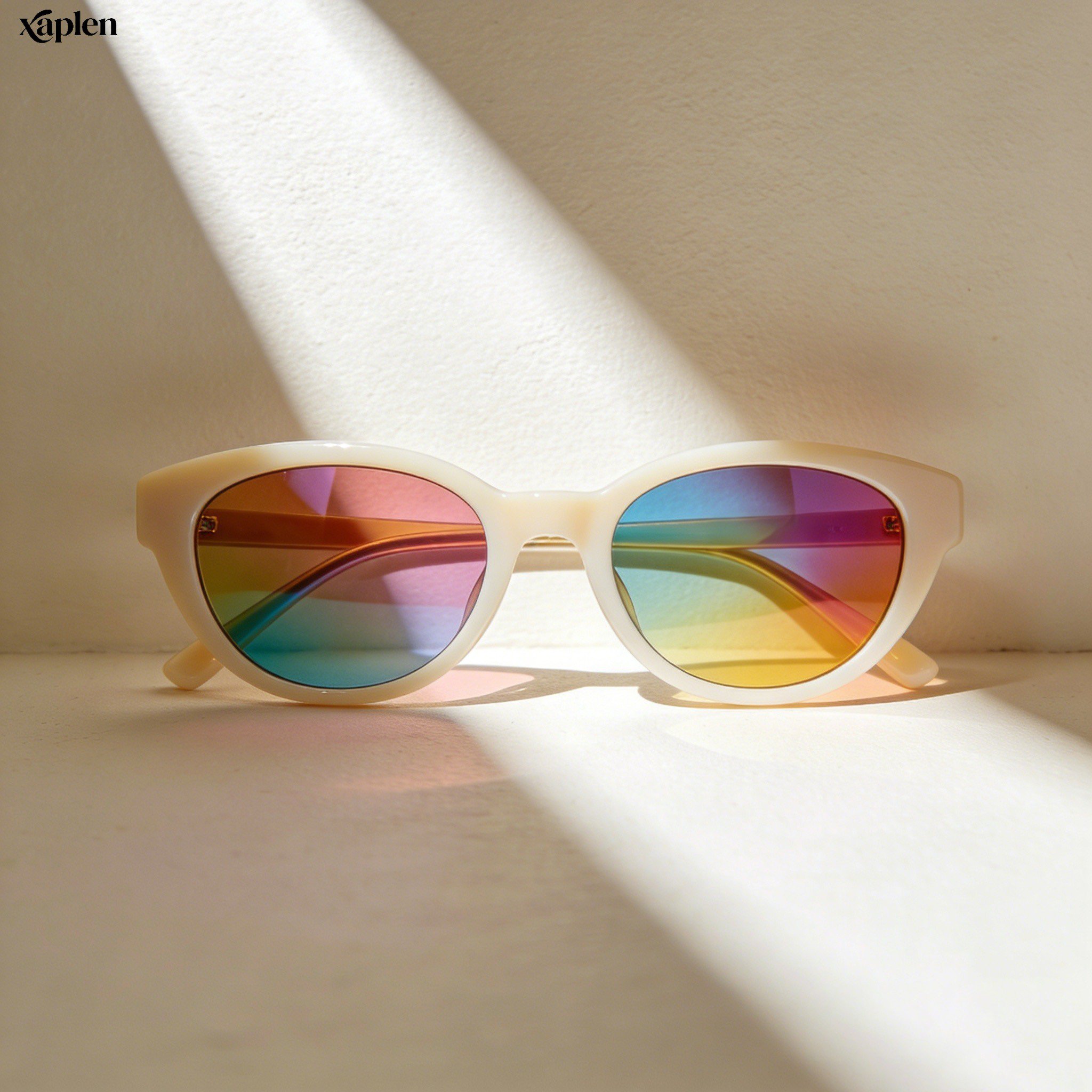 UVカット機能付きサングラスの側面