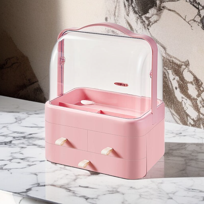 Cosmetic storage box drawer type