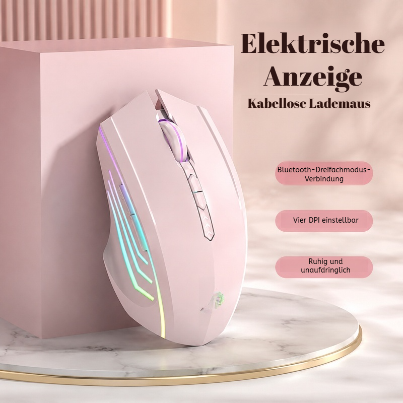 Lautlose Computermaus auf Schreibtisch