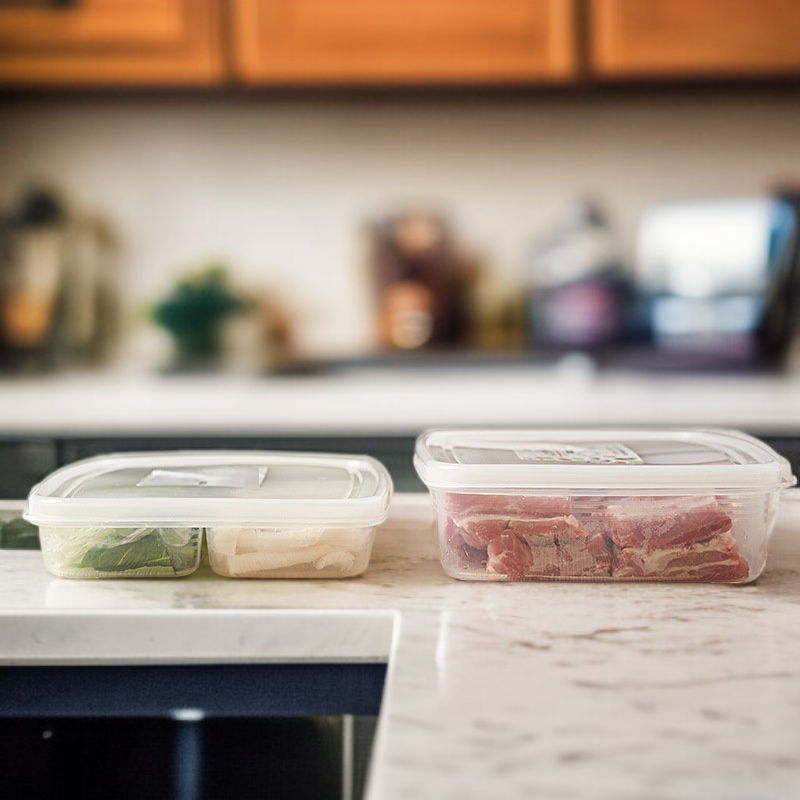  Fine Powder Grid Refrigerator Organizer Box