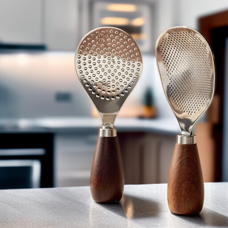 가정용 스텐 밥주걱 스탠드형 논스틱 나무 손잡이 밥주걱 밥솥 전용주걱