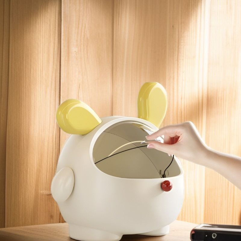 デスクトップゴミ箱 かわいい 蓋付き 玄関 大容量 収納ボックス ホームオフィス テーブル 多機能 収納ボックス