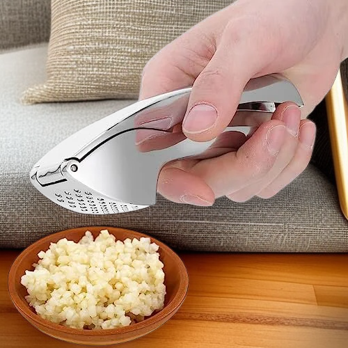  عصارة الثوم اليدوية عالية الجودة من الفولاذ المقاوم للصدأ