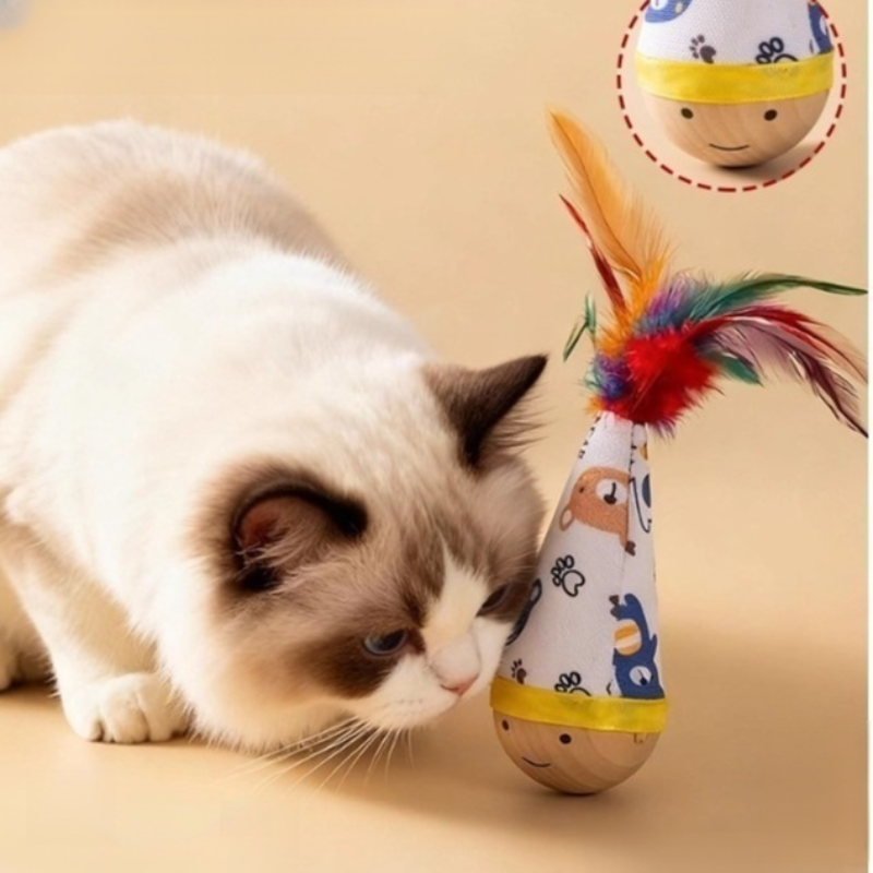 不倒翁貓咪玩具解悶神器
