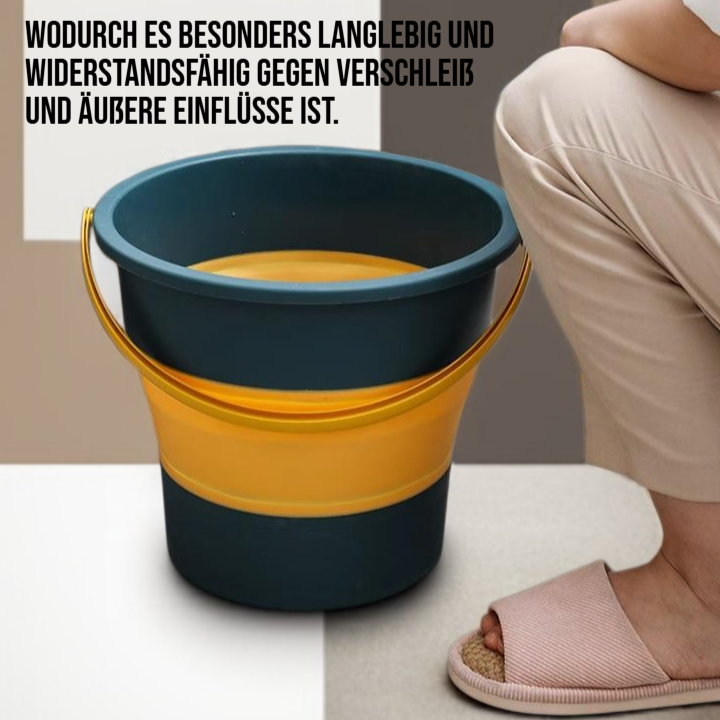 Fass tragbare verdickte Plastik Handheld Haushalt Faltbare Wasserfass