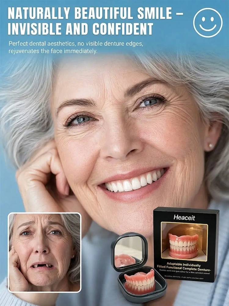 Revolutionary DIY Dentures: Medical Grade Silicone for Secure, Adhesive-Free Comfort