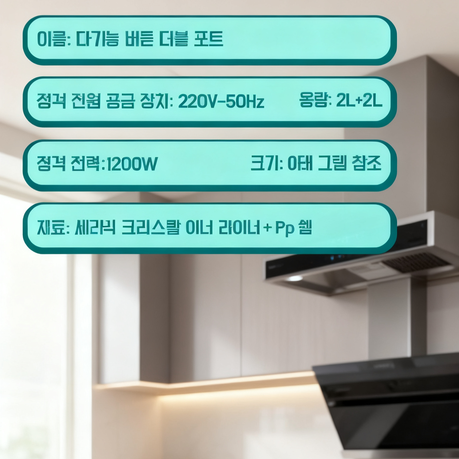 8시간 보온 독립 이중 내솥 전기밥솥