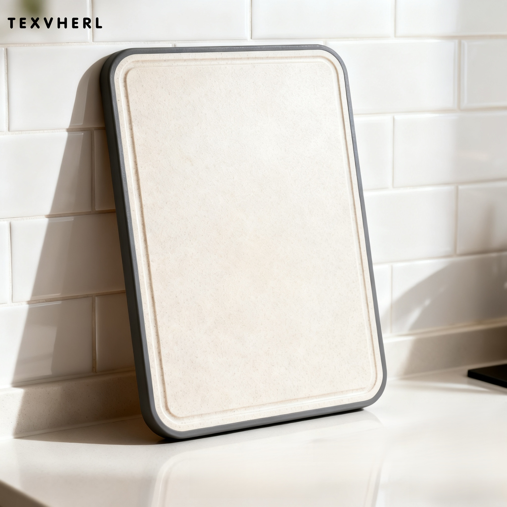 เขียงพลาสติกสำหรับใช้ในครัวเรือน ป้องกันแบคทีเรียและเชื้อรา (4 ชิ้น)