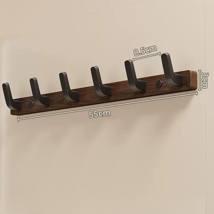 Behind-the-door storage hooks