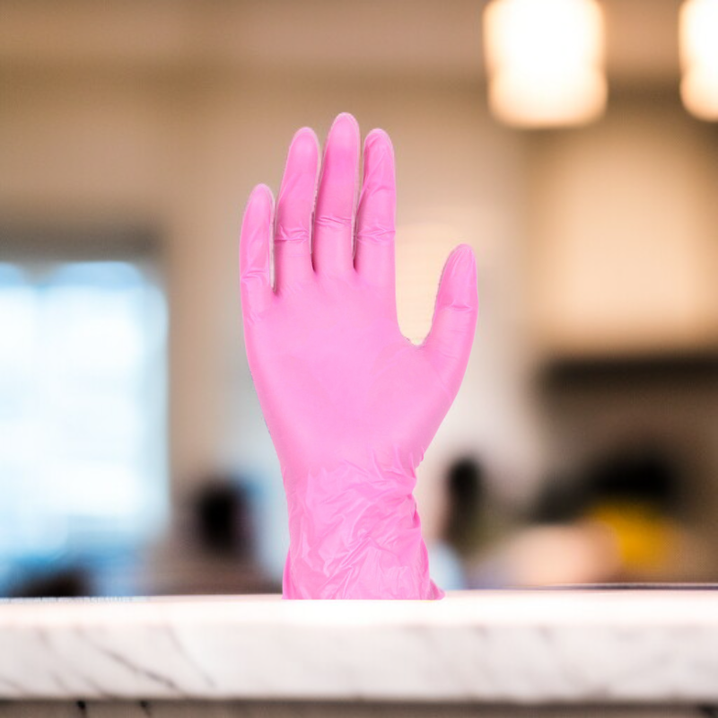 고탄성 니트릴 가정용 장갑