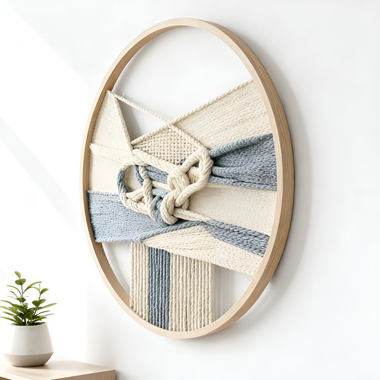 둥근 모양의 장식용 걸이 그림