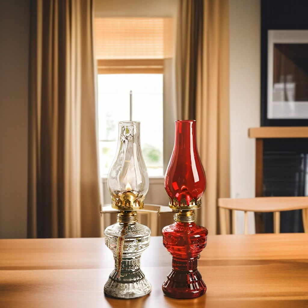 홈데코용 구식 석유등 촛대