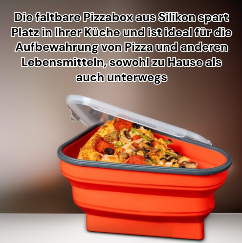 Faltbare Pizzabox aus Silikon