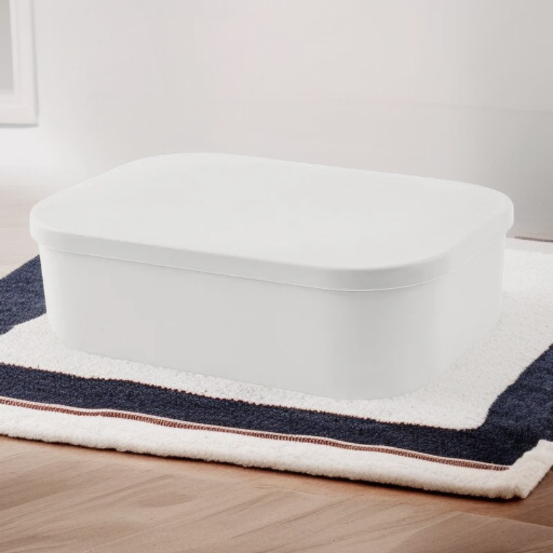 Úložný koš na oblečení do ložnice, organizér na stolek