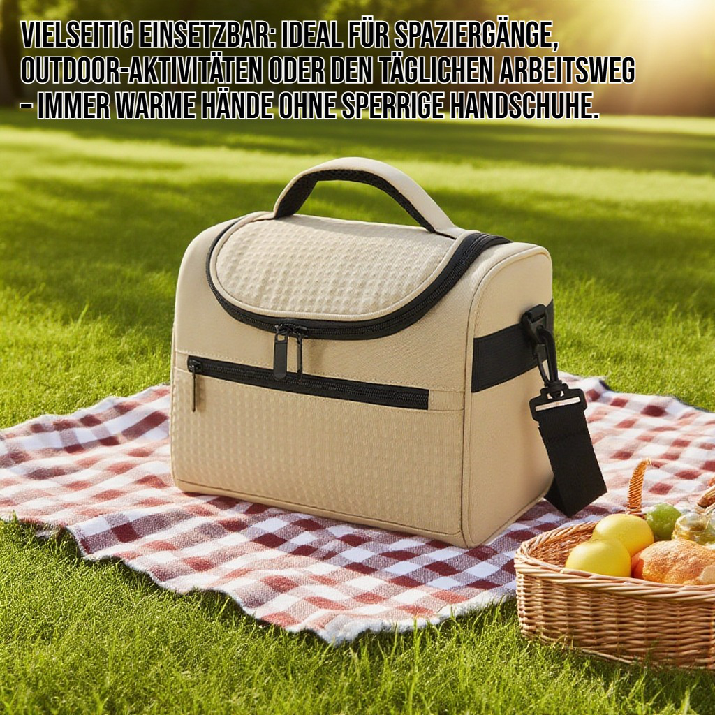 Handwärme als Tasche