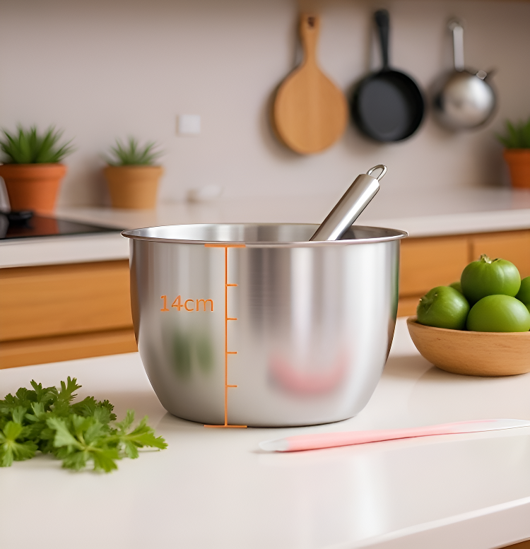 Bowl mezclador de cocina fácil de limpiar