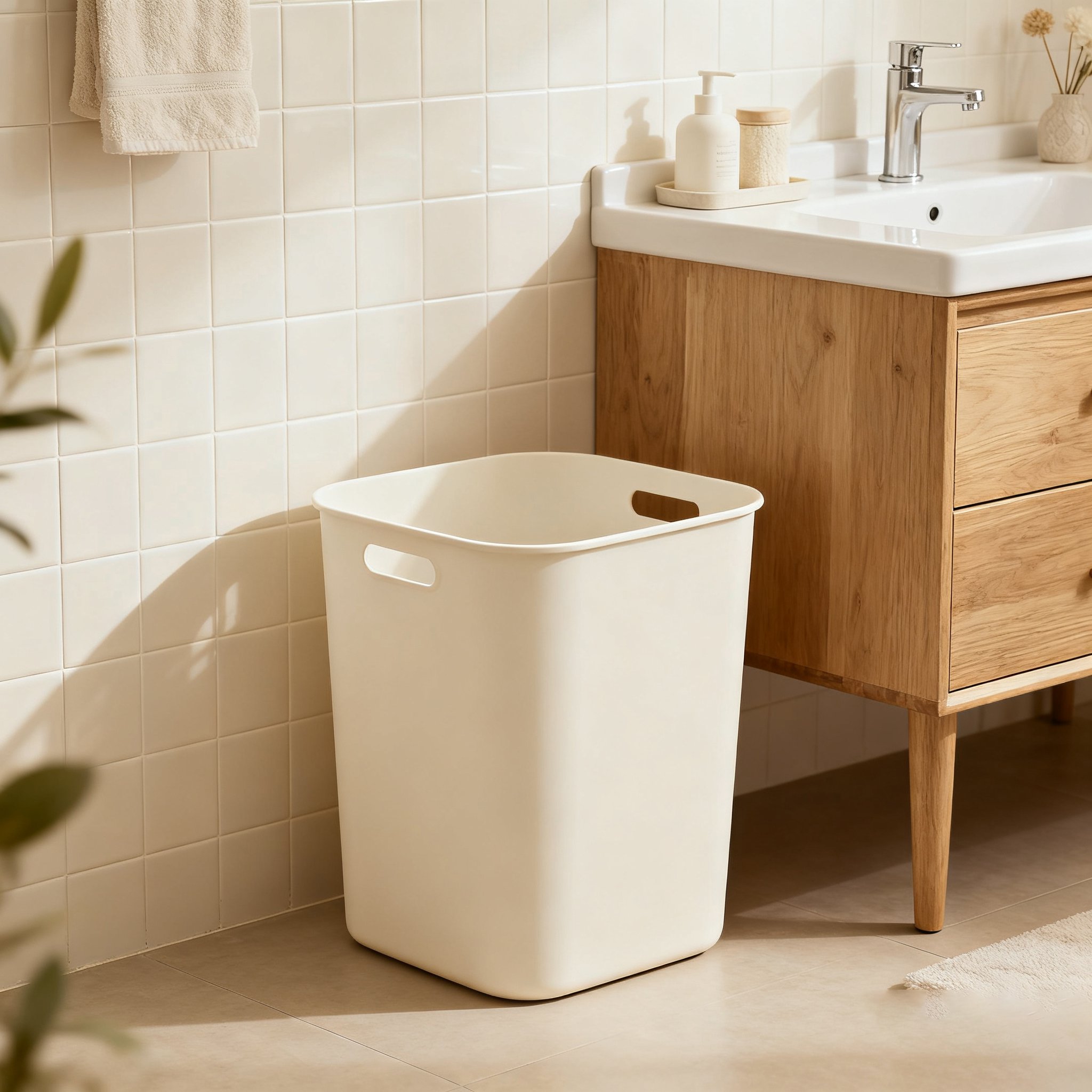 욕실 수납 빨래통 전체 이미지