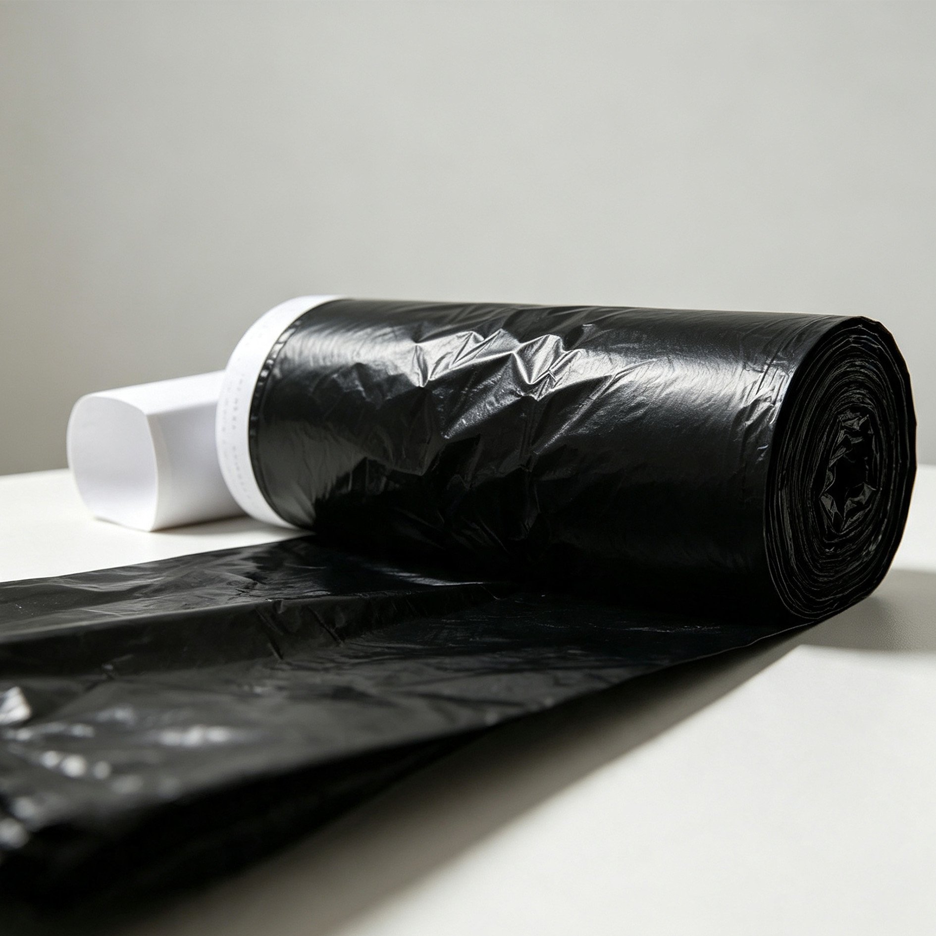 Heavy duty black trash bags for home and office
