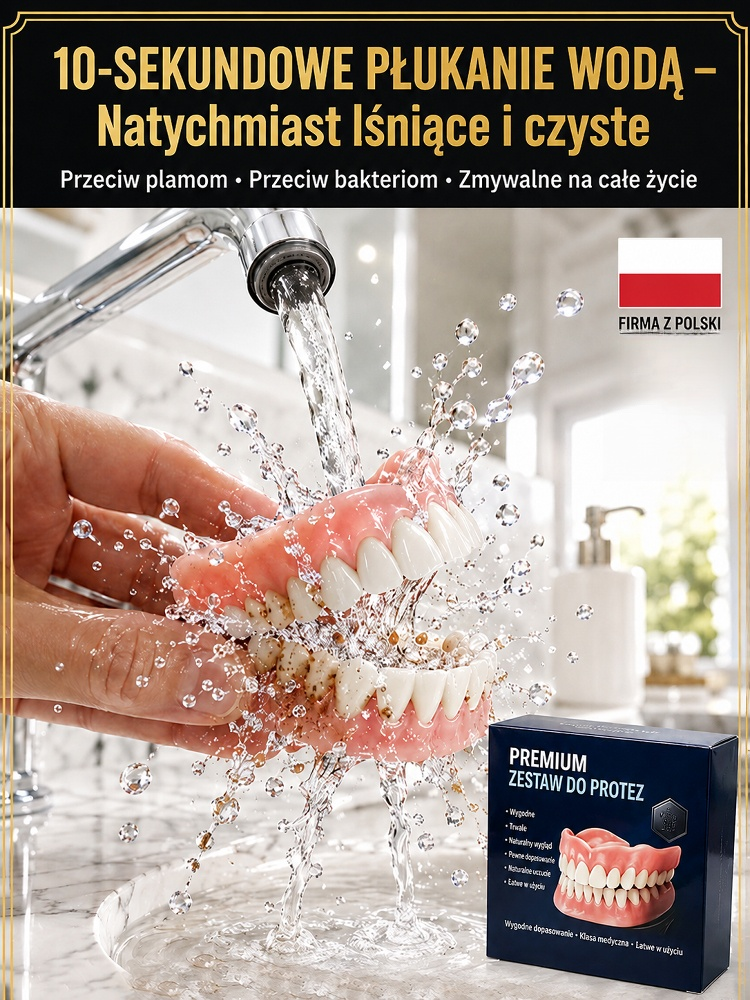 Certyfikowana przez ADA proteza całkowita medyczna z USA