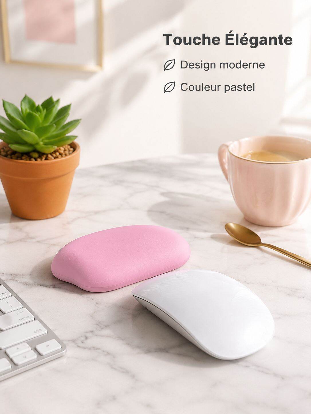 Repose-poignet en silicone en forme de riz