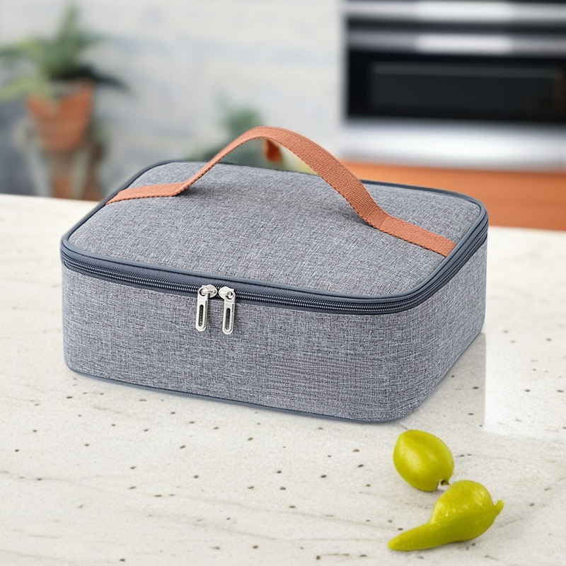 Bolsa porta alimentos térmica de gran capacidad, material catiónico