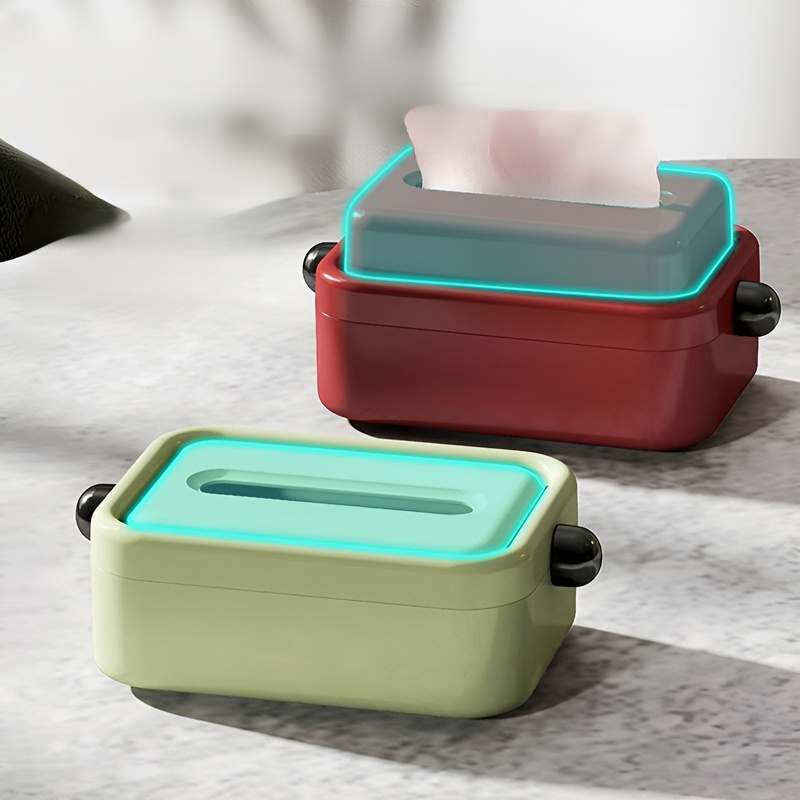 거실 비주얼 리프트 티슈 케이스 수납 케이스 가정용 아트 침실