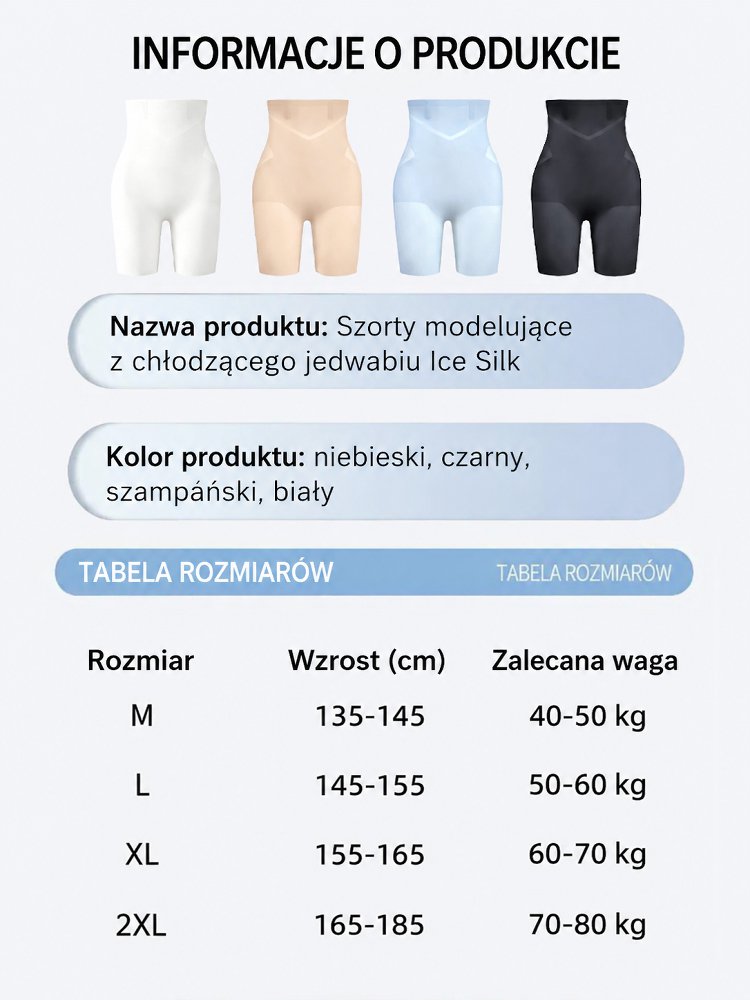 Ultrabielizna modelująca z cienkiego jedwabiu