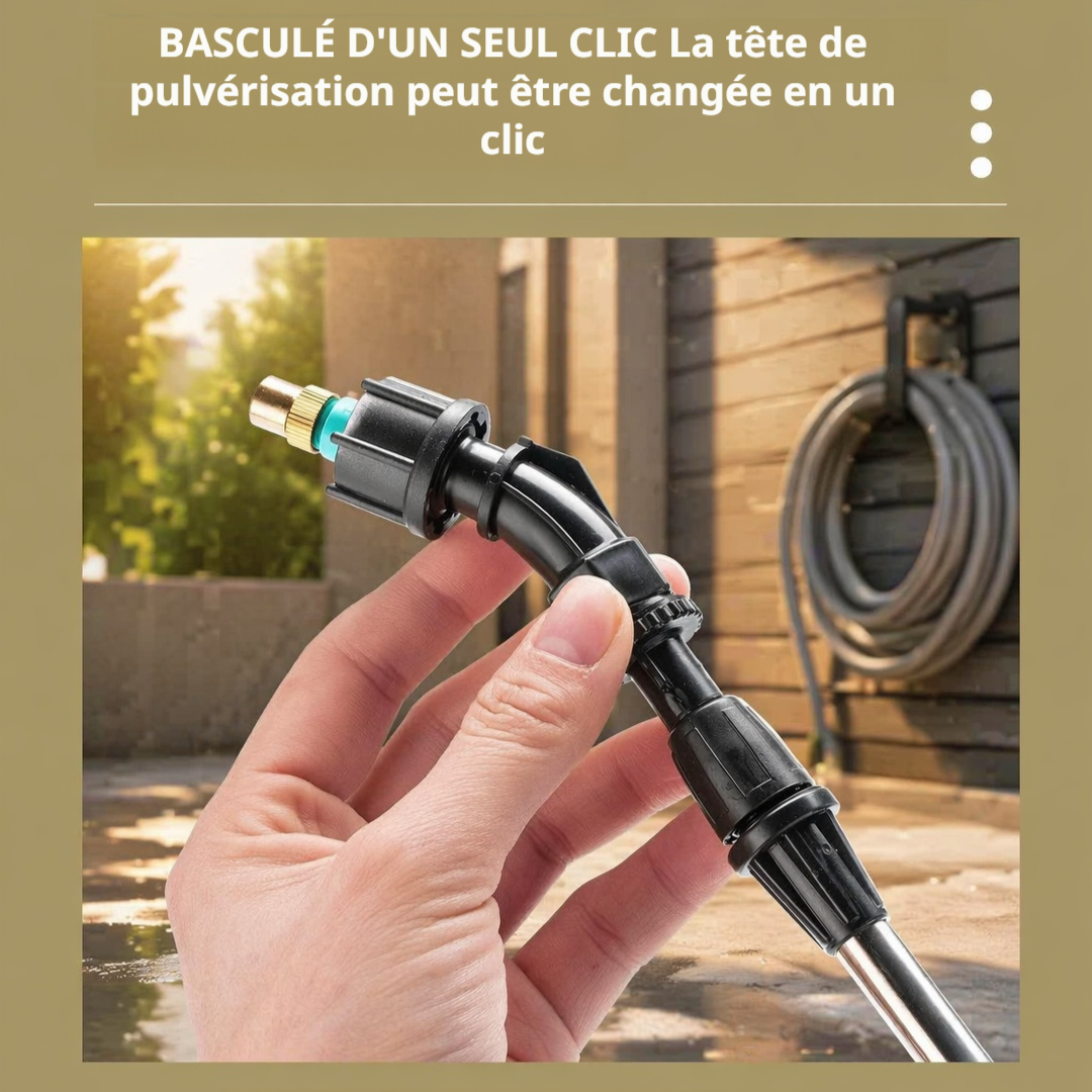 Pulvérisateur électrique multifonction pour arrosage, désinfection et traitement des plantes