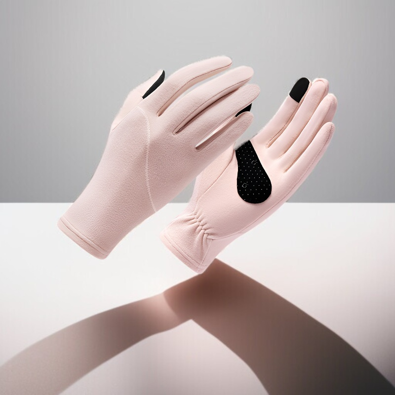 女士秋冬防滑觸屏手套