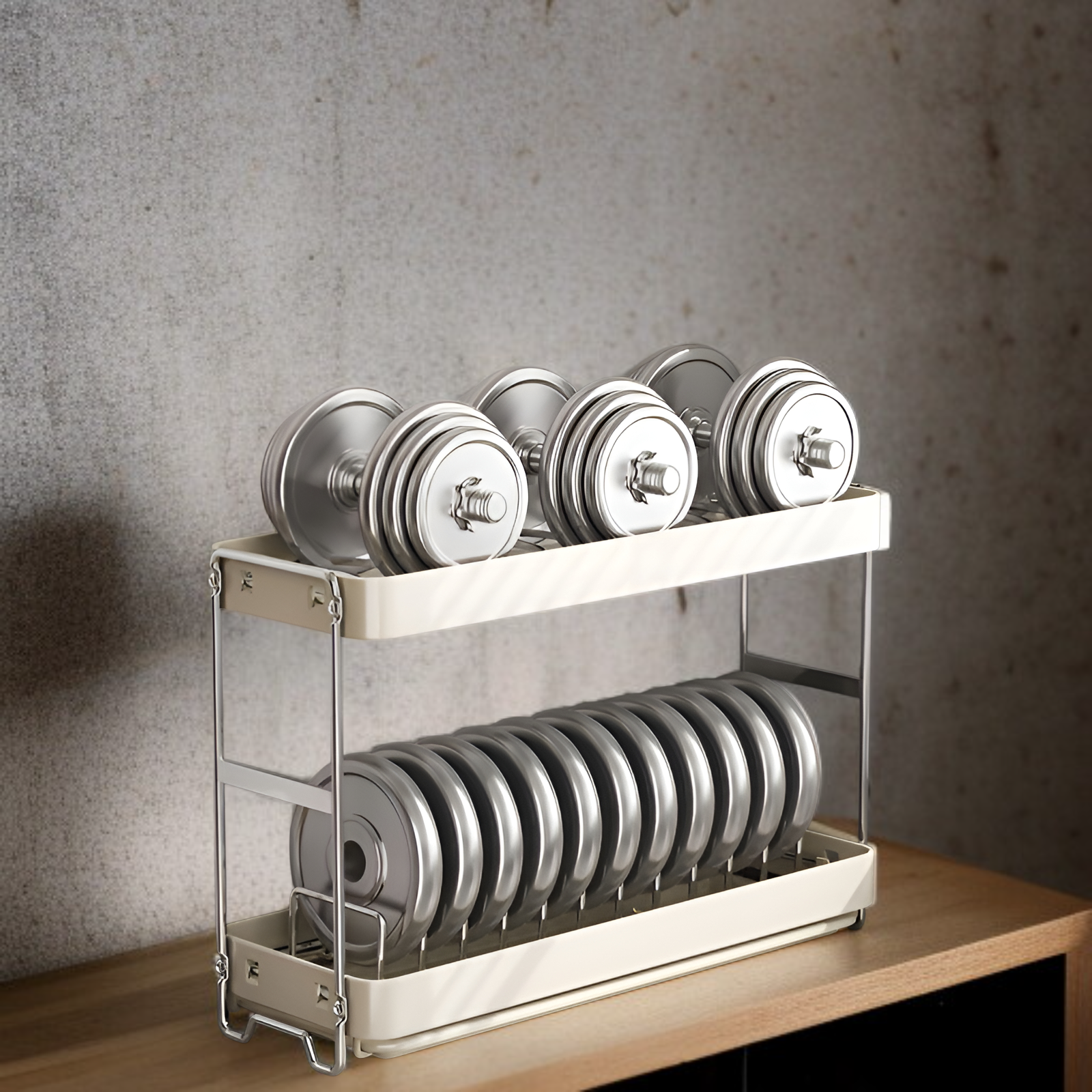 مصفاة صحون عملية لتنظيم الأطباق