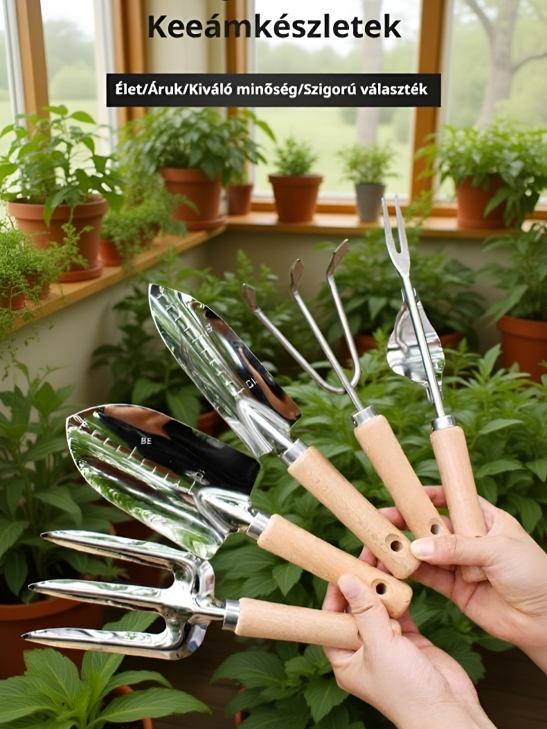 Kerti szerszámok háztartási használatra zöldségekhez