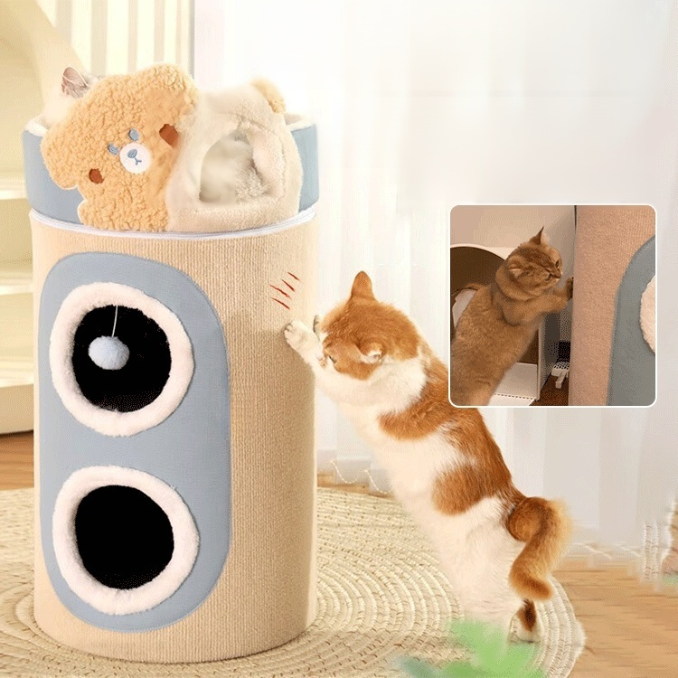 คอนโดแมวสองชั้นอเนกประสงค์