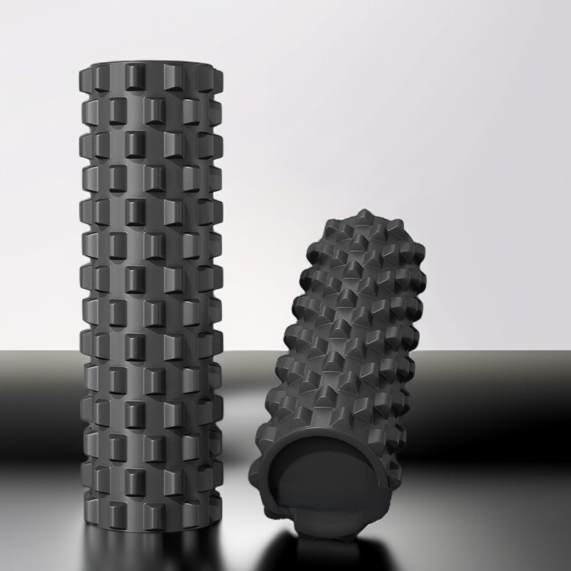 Rodillo de masaje columna de yoga hueca dientes de lobo