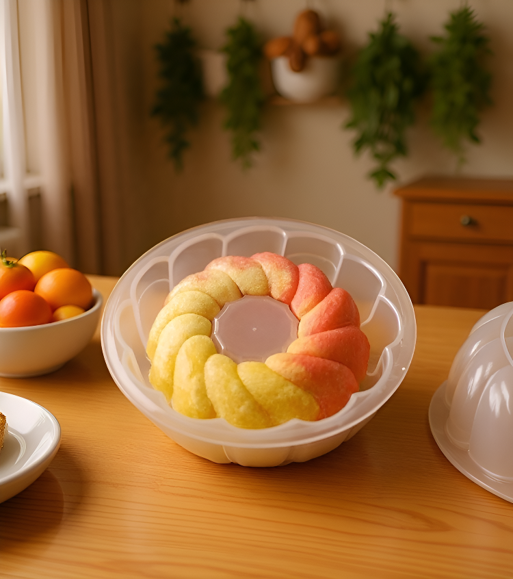 耐熱性に優れたデザートベーキング型