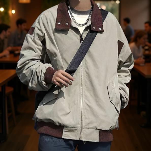 학생 차이나 재킷 루즈핏 카고 코트 남자 재킷 학생 캐주얼 차이나 재킷