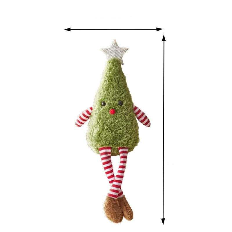 ตุ๊กตาประดับต้นคริสต์มาสทำจากผ้ากำมะหยี่