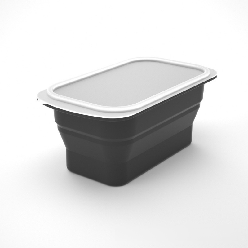 Household 4-Grid Ice Cube Tray with Lid