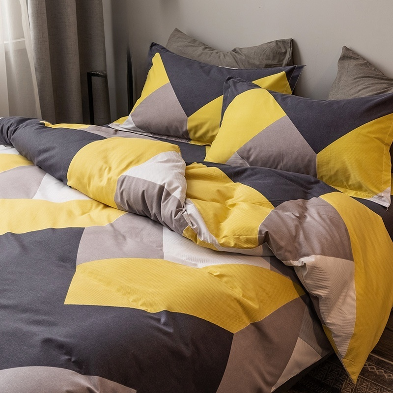 Juego de sábanas, funda de edredón y cubrecolchón para otoño e invierno