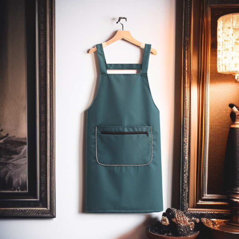 Durable apron material repelling water and oil